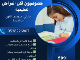 معلمة خصوصي جدة 0538226807